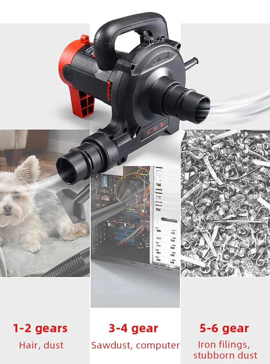 Industrial Grade 6-Speed Dust Collection Blower Vacuum Cleaner Suitable For Cleaning Floor Chassis Dust Cleaning