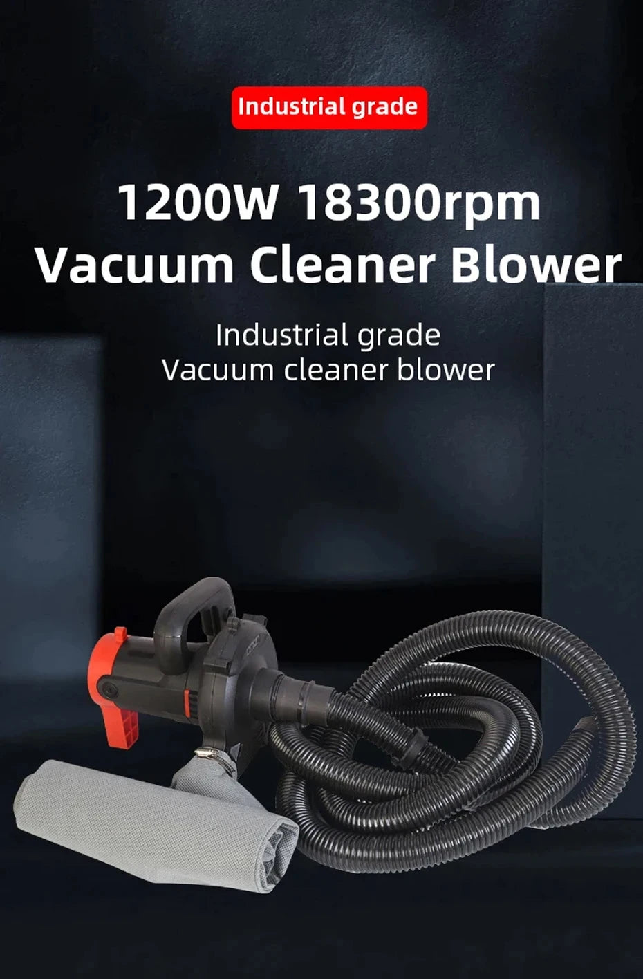 Industrial Grade 6-Speed Dust Collection Blower Vacuum Cleaner Suitable For Cleaning Floor Chassis Dust Cleaning