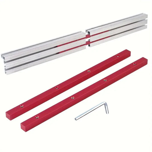 Aluminum Alloy Profile Fence Connector Kit 75 Type Router Table Fence Rail Connector Woodworking DIY Tools