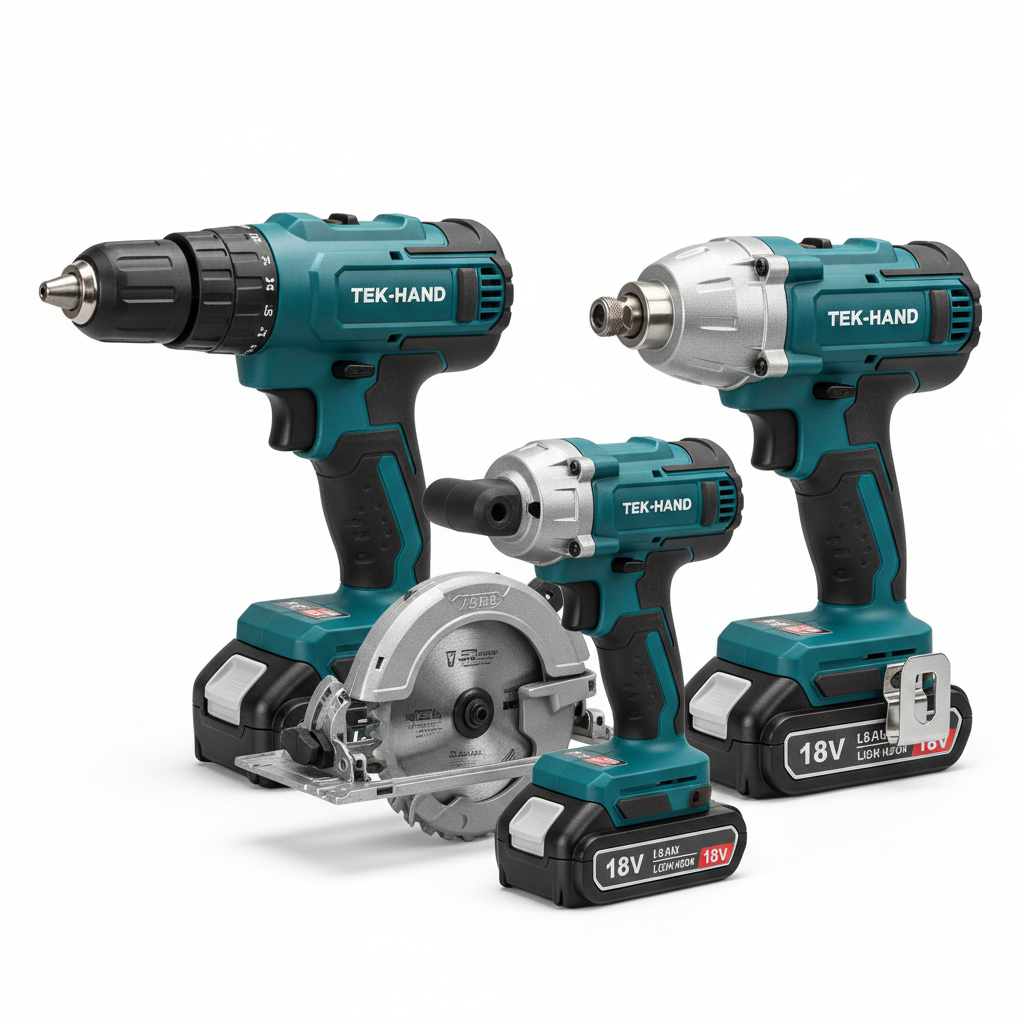 Battery Powered Hand Tools - Teal